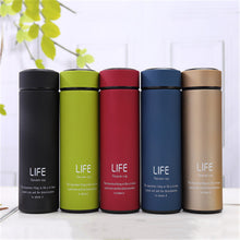 Load image into Gallery viewer, 500ML Thermos Mug Vacuum Flask With Filter Stainless Steel 304 Thermal Cup Coffee Mug Water Bottle Office Business Home Thermo