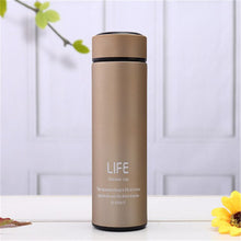 Load image into Gallery viewer, 500ML Thermos Mug Vacuum Flask With Filter Stainless Steel 304 Thermal Cup Coffee Mug Water Bottle Office Business Home Thermo