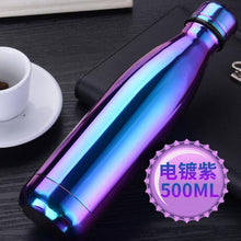 Load image into Gallery viewer, 350/500/750/1000ml Thermal Cup Vacuum Flask Heat Water Bottle Stainless Steel Heat Insulation Drink Bottle Thermos Vacuum