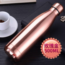 Load image into Gallery viewer, 350/500/750/1000ml Double-wall Insulated Vacuum Flask Stainless Steel Heat Thermos For Sport Water Bottles Portable Thermoses