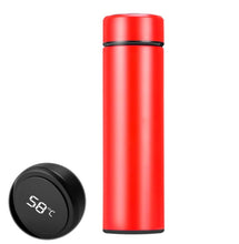 Load image into Gallery viewer, Double Wall Insulated Vacuum Flask Smart Stainless Steel Water Thermal Bottle With LCD Touch Screen Waterproof Coffee Travel Mug
