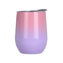 Load image into Gallery viewer, 1PCS Wine Cups Vacuum Custom U-shaped Egg Shell Cup 12oz Cup Multicolor Stainess Steel Vacuum Beer Mug Termos Tumbler Thermos 5
