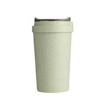 Load image into Gallery viewer, 400ML Double Wall Leak Proof Coffee Mug Large Capacity Hot Beverage Wheat Straw Fashion Bar Heat Preservation Thermal Insulated

