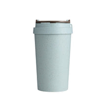 Load image into Gallery viewer, 400ML Double Wall Leak Proof Coffee Mug Large Capacity Hot Beverage Wheat Straw Fashion Bar Heat Preservation Thermal Insulated
