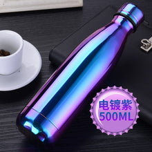 Load image into Gallery viewer, 350/500/750/1000ml Double-wall Insulated Vacuum Flask Stainless Steel Heat Thermos For Sport Water Bottles Portable Thermoses
